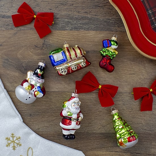 Northlight Festive Figurine 5-pc. Christmas Ornament