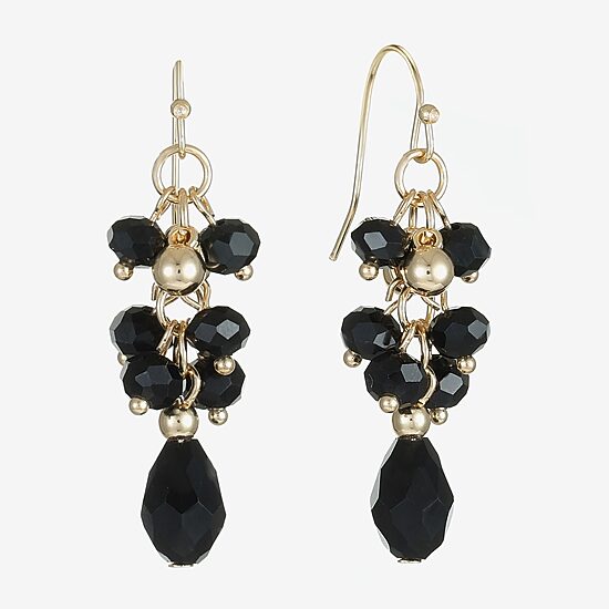 Mixit Gold Tone Womens Drop Earrings
