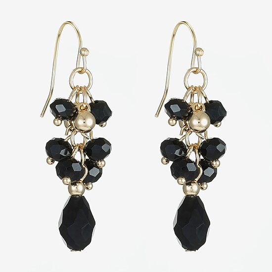 Mixit Gold Tone Womens Drop Earrings