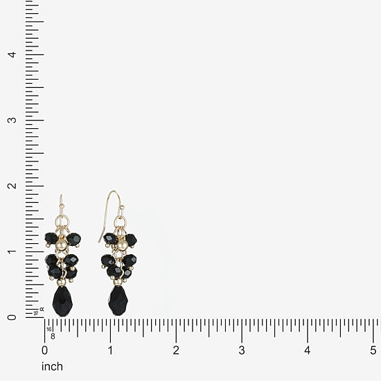 Mixit Gold Tone Womens Drop Earrings