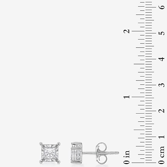 (I / I1) 1 1/2 CT. T.W. Lab Grown White Diamond 10K Gold Stud Earrings