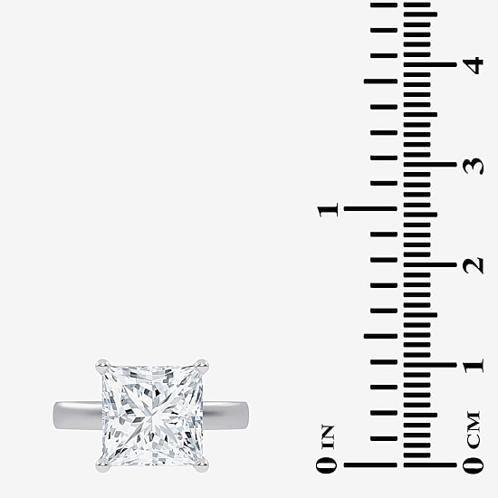 5 1/2 CT. T.W. Lab-Grown (G-H / Vs2-Si1) Diamond Princess-cut Solitaire Engagement Ring in 14K Gold