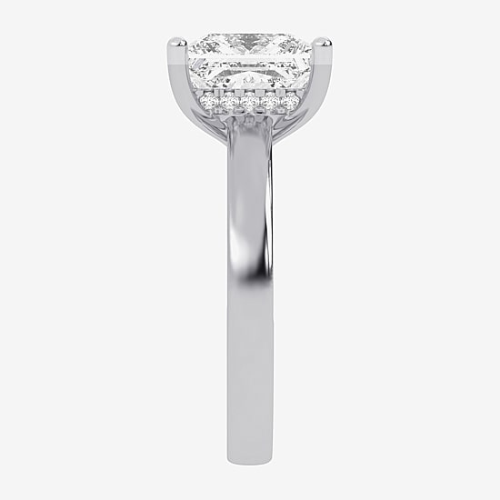 5 1/2 CT. T.W. Lab-Grown (G-H / Vs2-Si1) Diamond Princess-cut Solitaire Engagement Ring in 14K Gold