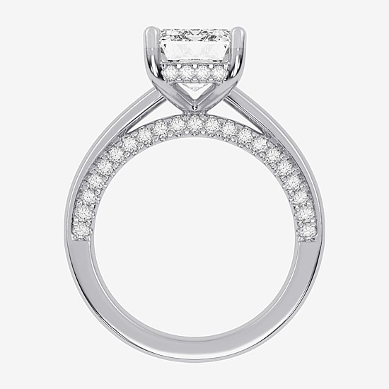 (G-H / Vs2-Si1) Womens 5 1/2 CT. T.W. Lab Grown White Diamond 14K Gold Solitaire Engagement Ring