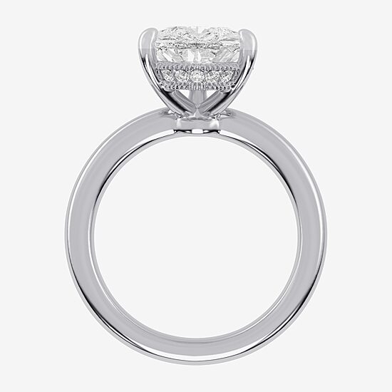 (G-H / Vs2-Si1) Womens 5 CT. T.W. Lab Grown White Diamond 14K Gold Solitaire Engagement Ring