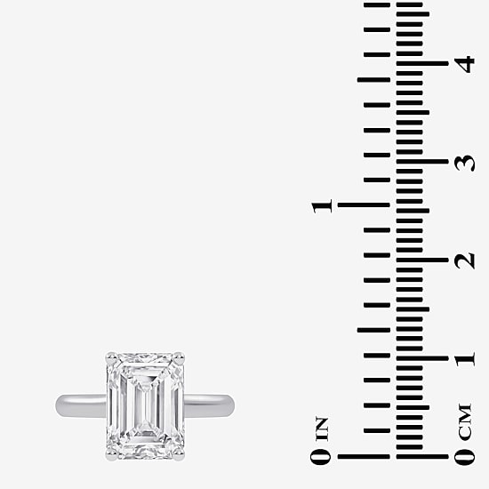 (G-H / Vs2-Si1) Womens 5 CT. T.W. Lab Grown White Diamond 14K Gold Solitaire Engagement Ring