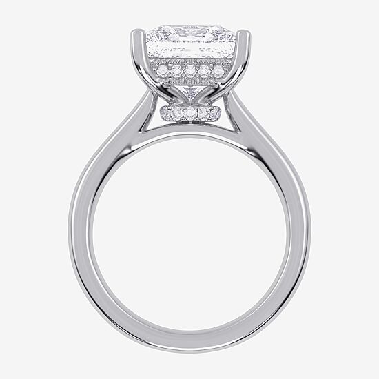 (G-H / Vs2-Si1) Womens 5 1/5 Ct. T.W. Lab Grown White Diamond 14K Gold Solitaire Engagement Ring