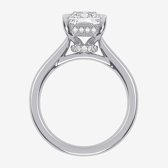 (G-H / Vs2-Si1) Womens 5 1/5 Ct. T.W. Lab Grown White Diamond 14K Gold Solitaire Engagement Ring