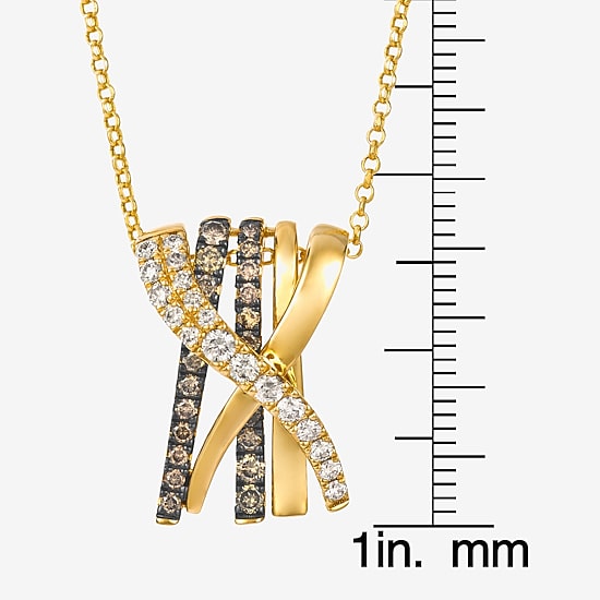 Le Vian® Pendant featuring Nude Diamonds™ Chocolate Diamonds® set in 14K Honey Gold™