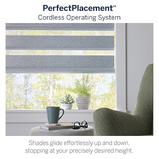 LEVOLOR Emberlyn Banded Custom Light-Filtering Cordless Sheer Shade