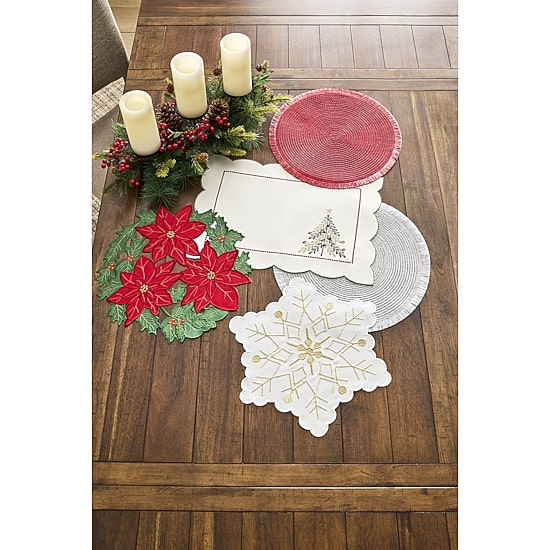 Homewear Holiday Festive Sparkle 4-pc. Placemat