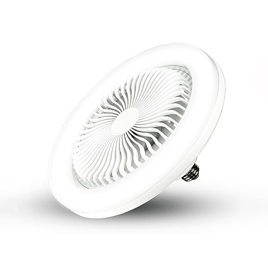 Bell + Howell Socket Air Infoor White With Remote Control And Rgb Colors Ceiling Fan