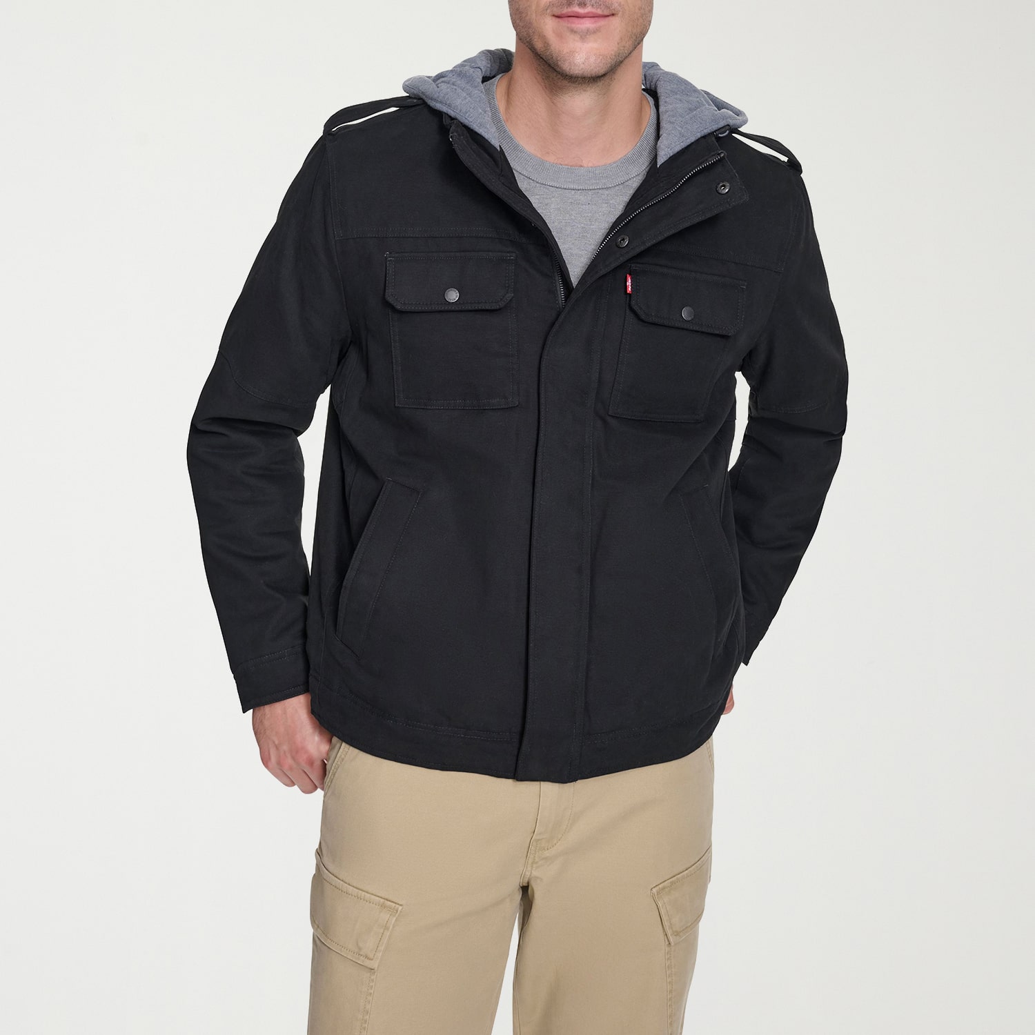 Levi's® Mens Hooded Midweight Big and Tall Work Jacket
