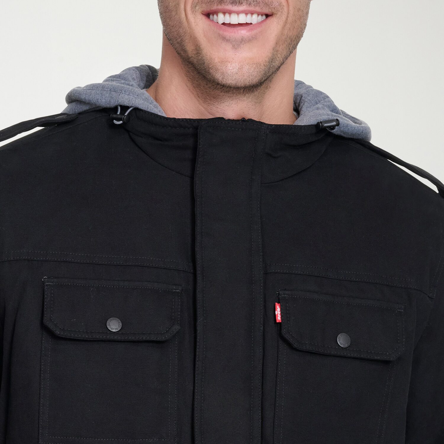 Levi's® Mens Hooded Midweight Big and Tall Work Jacket