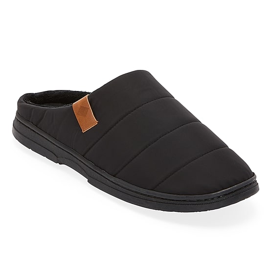 St. John's Bay Puffer Scuff Mens Memory Foam Slip-On Slippers