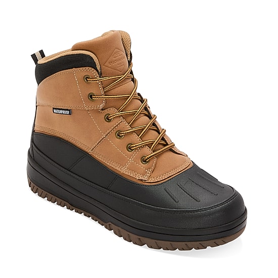 St. John's Bay Mens Hatley Flat Heel Lace Up Boots