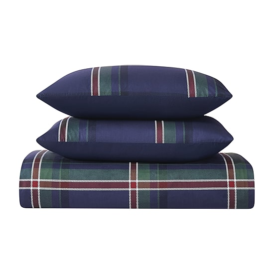 Truly Soft Bronson Plaid Midweight Comforter Set
