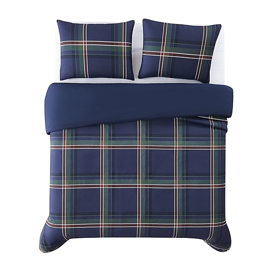Truly Soft Bronson Plaid Midweight Comforter Set