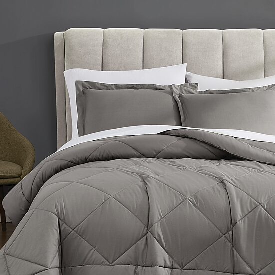 Cannon Solid Percale Midweight Comforter Set