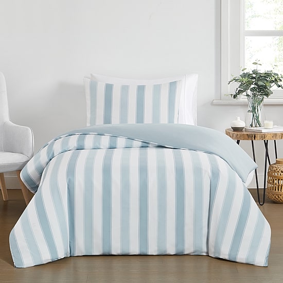 Truly Soft Aiden Stripe Duvet Cover Set