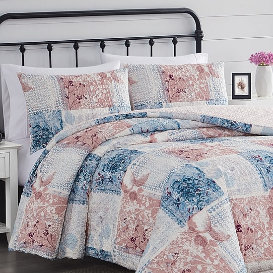 Cannon Textured Lotte 3-pc. Duvet Cover Set