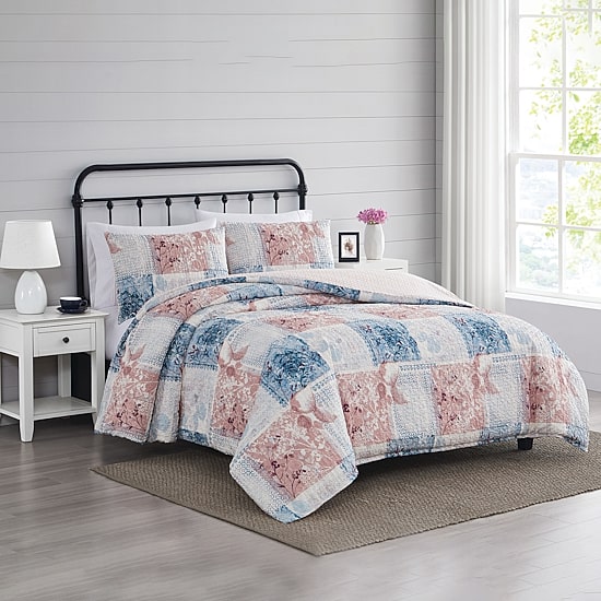 Cannon Textured Lotte 3-pc. Duvet Cover Set