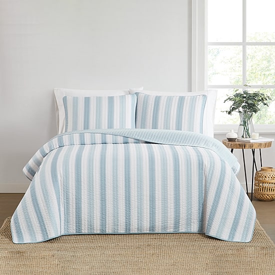 Truly Soft Aiden Stripe Quilt Set