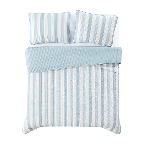 Truly Soft Aiden Stripe Quilt Set