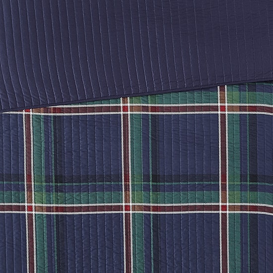 Truly Soft Bronson Plaid Quilt Set