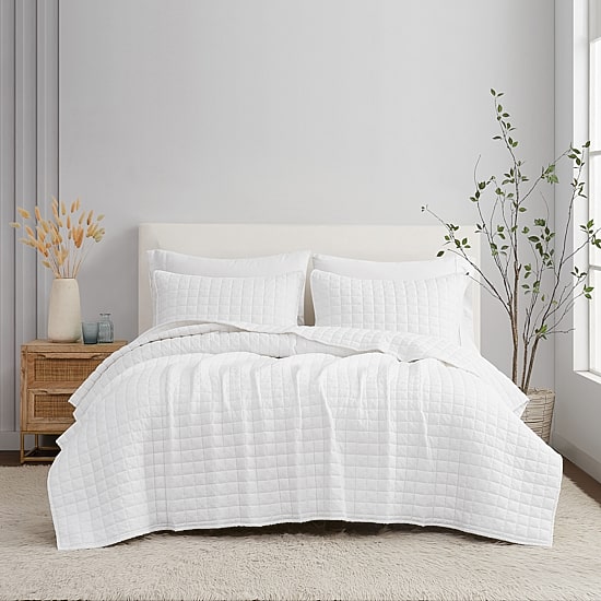 Brooklyn Loom Flax Linen 3-pc. Quilt Set