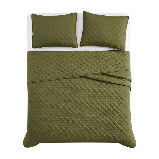 Cannon Solid Percale Quilt Set