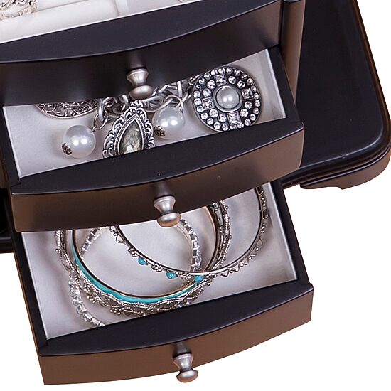 Mele and Co Kennedy Java-Finsh Jewelry Box