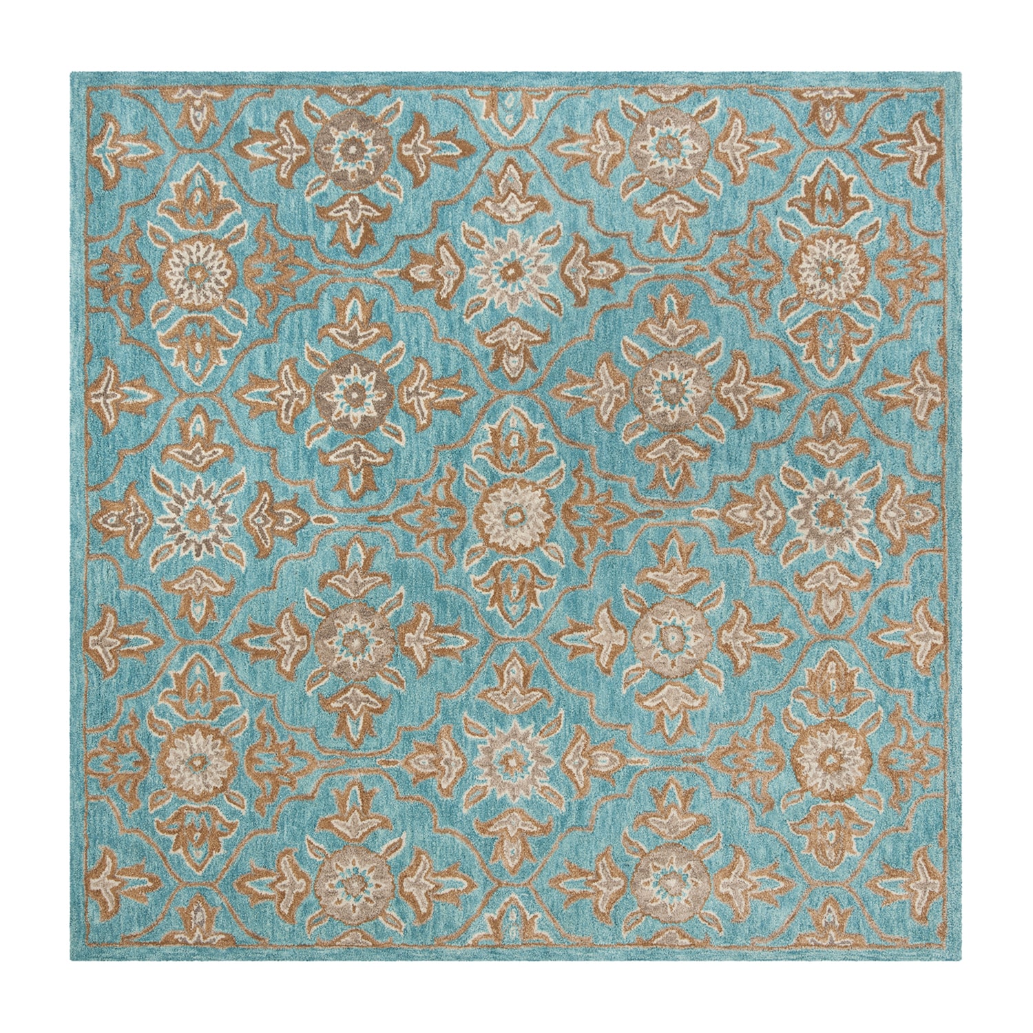Safavieh Heritage Collection Merrill Damask Square Area Rug