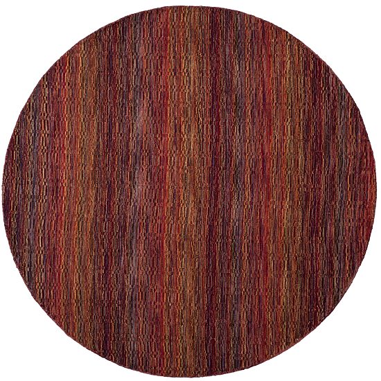 Safavieh Himalaya Collection Lysette Striped Round Area Rug