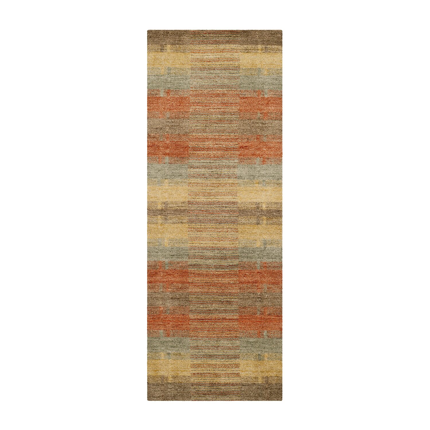 Safavieh Himalaya Collection Garnet Geometric Runner Rug