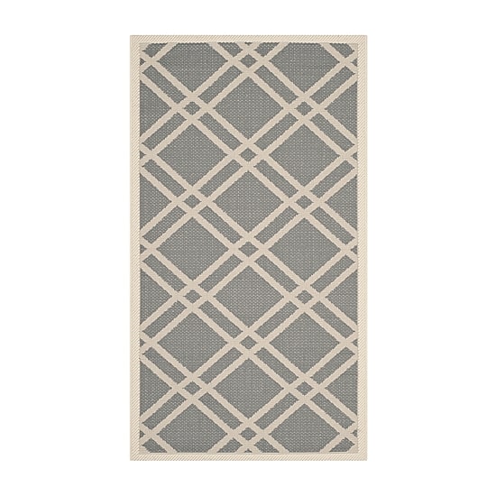 Safavieh Courtyard Collection Hannah Geometric Indoor/Outdoor Area Rug