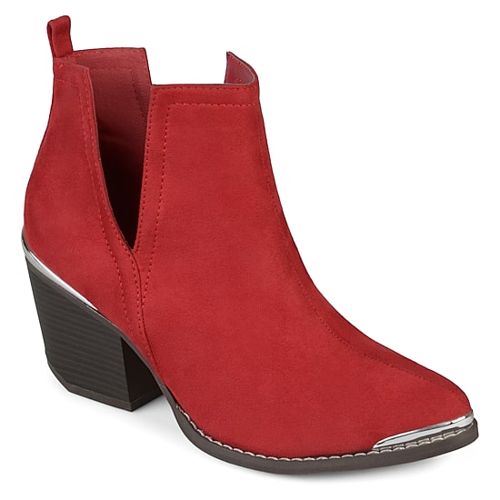 Journee Collection Womens Issla Booties Stacked Heel
