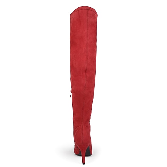 Journee Collection Womens Trill Stiletto Heel Over the Knee Boots