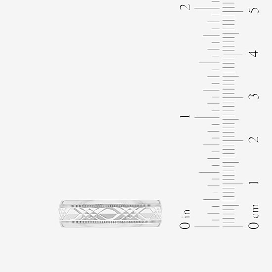  Mens Sterling Silver Wedding Band