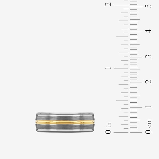 Mens 8MM Tungsten Wedding Band