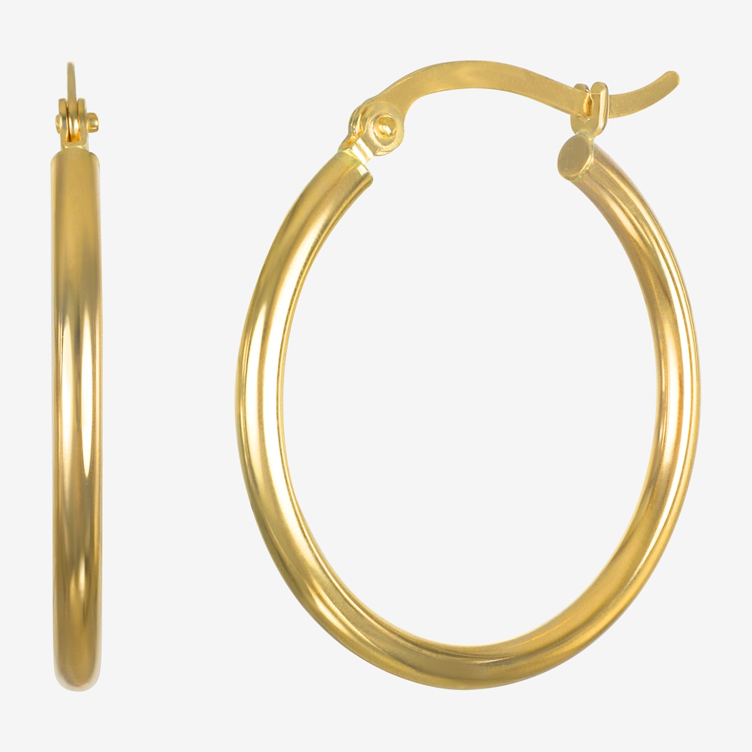 14K Gold 15mm - 50 mm Hoop Earrings