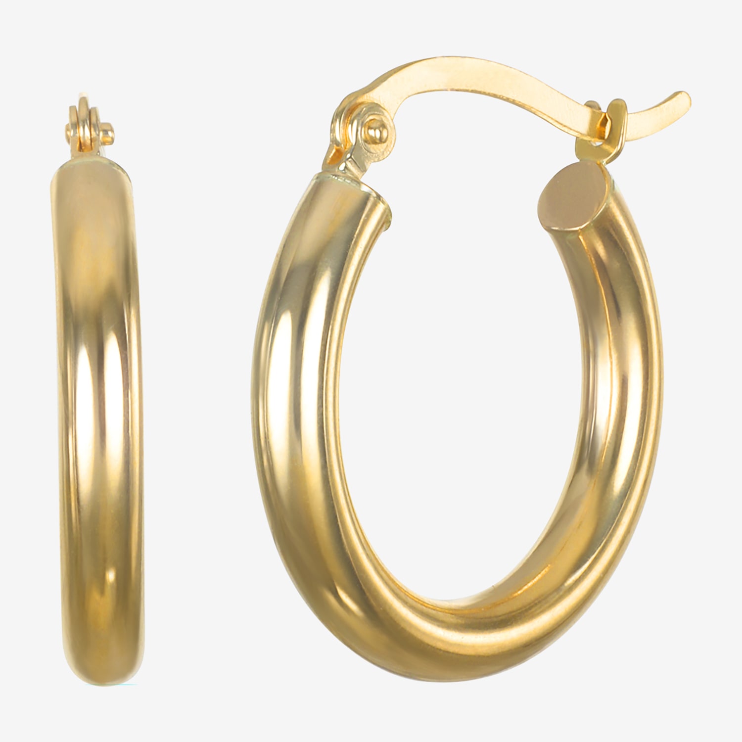 14K Gold 20mm - 50mm Hoop Earrings