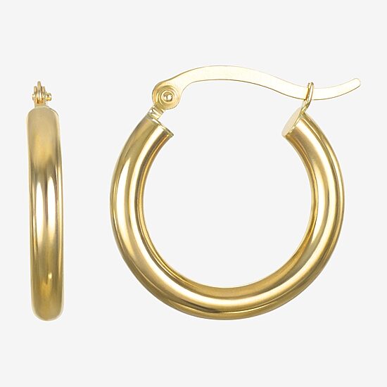 14K Gold 20mm - 50mm Hoop Earrings