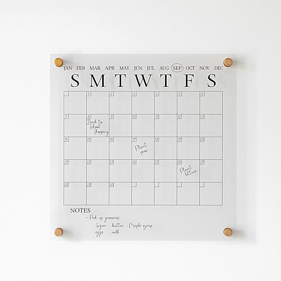 Martha Stewart Dry Erase Wall Calendar