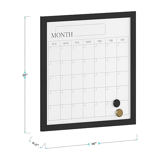 Martha Stewart 18x18 Inch Dry Erase Wall Calendar