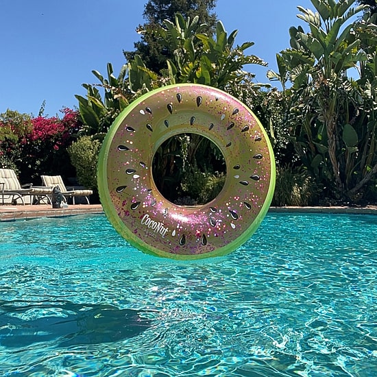Coconut Float Juicy Watermelon Glitter Water Accessory Pool Float