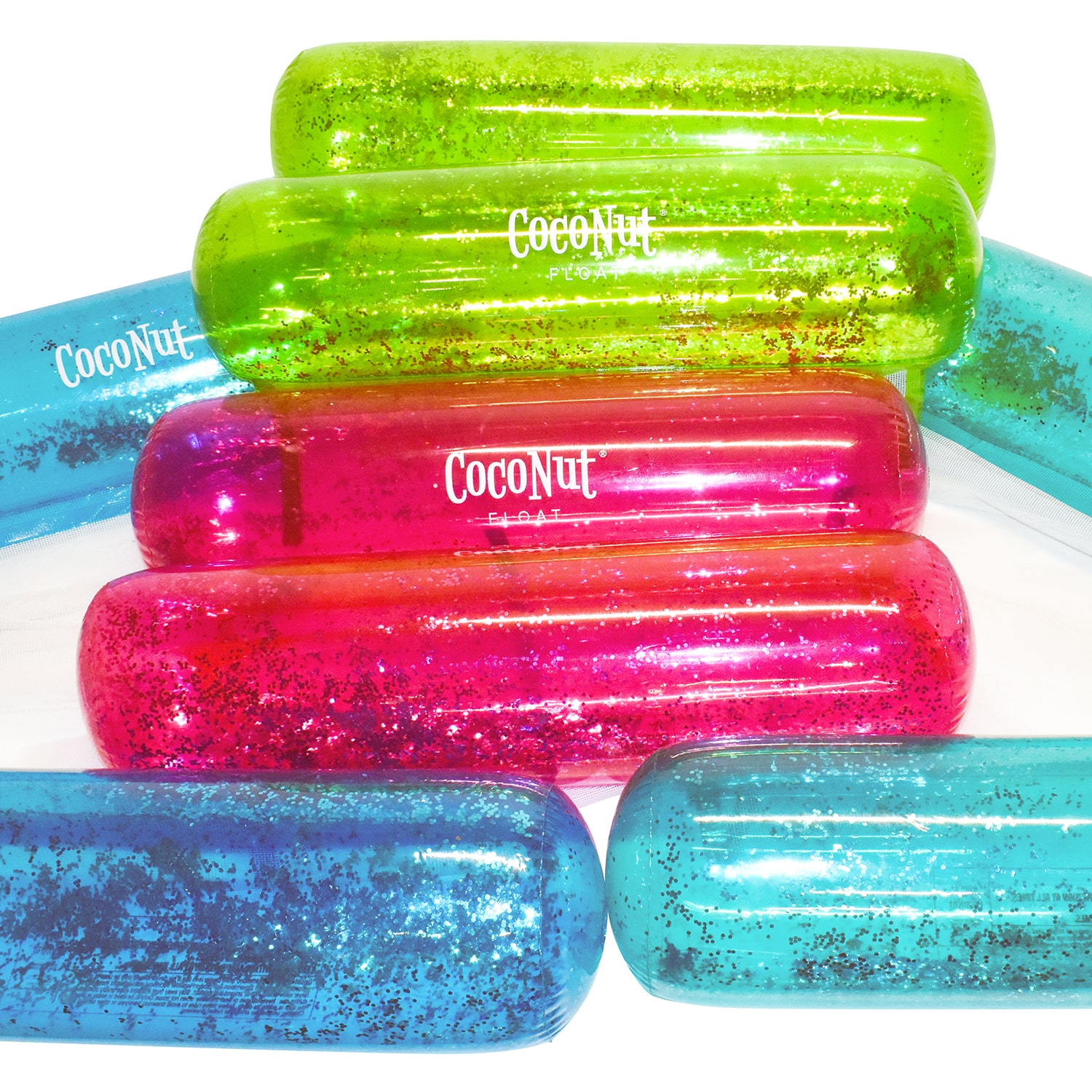 Coconut Float Glitter Hammock Pool Lounger Pool Float