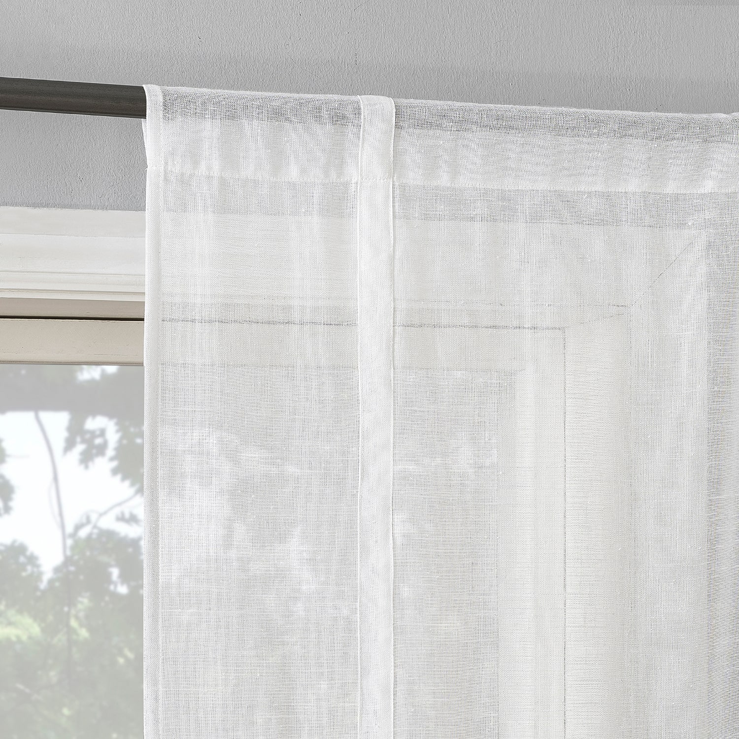 Archaeo Akari Sheer Rod Pocket Single Tie-Up Shade