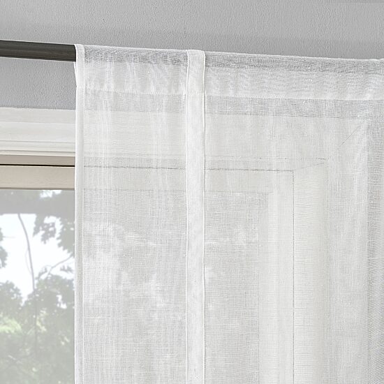 Archaeo Akari Sheer Rod Pocket Single Tie-Up Shade