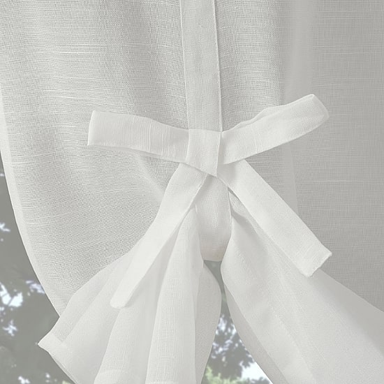 Archaeo Akari Sheer Rod Pocket Single Tie-Up Shade